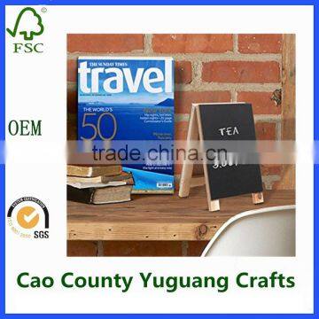 Cheap 8 Inch Tabletop Wooden Easel Blackboard Legno Lavagna photo-3