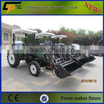 farm usage 40hp 4 wheel drive Mini tractor and equipment