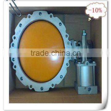Low price butterfly valve stainless steel for cement silo