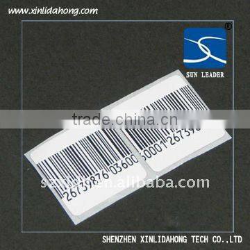 High sensitive disposable 4*4,3*4 soft label rf soft label rf sticker label XLD-R01
