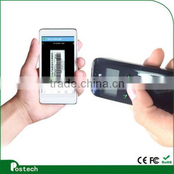 Portable handheld barcode scanner, barcode scanner with display