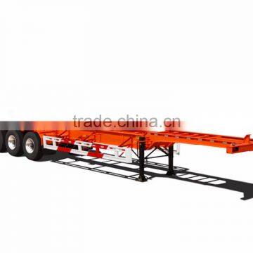 3 Axles 40ft 20ft Container Skeleton Semi Trailer