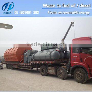 Doing 5/6/8/10T Waste Tire and Plastic Pyrolysis Machine