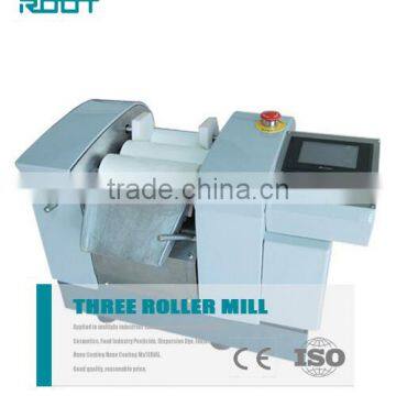 Laboratory ceramic roller 3-roller mill for food production