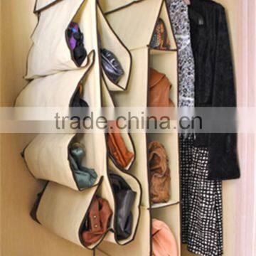 fabric wall hanging storage organizer/hanging fabric wall storage bag