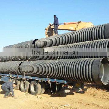 200mm to 800mm Grand Diameter Plastic HDPE Double Wall Corrugated Sewer Drain Pipe photo-6