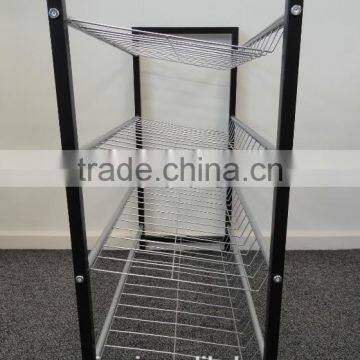 Traditional 4 Tiers Practical Household Rack Modular Shoe Rack photo-2