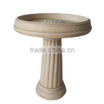 Cement Outdoor Handmade Garden Bird Bath Hot Sale photo-4