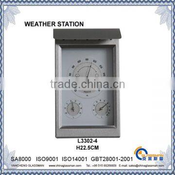 wooden frame advanced weather station L3302-4