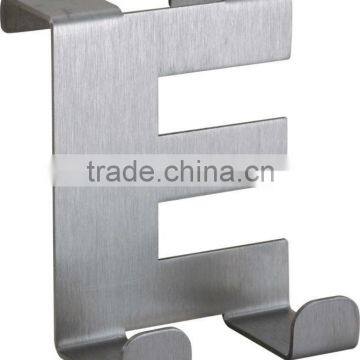 D E R A Letter Shape Small Stainless Steel Over Door Hook photo-5