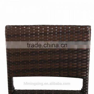 2 Pcs Outdoor All Weather Brown Wicker Chairs photo-4