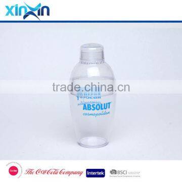 Small Clear Transparent Hard Plastic Cocktail Shaker photo-2
