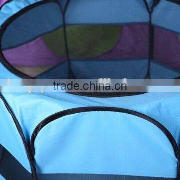 Folding Octagonal Foldable Pet House Pop up Pet Bed Tents Pet Playpen Cage photo-2