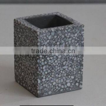 Concrete Terrazzo pot Square Terrazzo vase