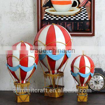 Restaurant Ceiling Hanging Decoration Metal 3d Hot Air Balloon Decor photo-2