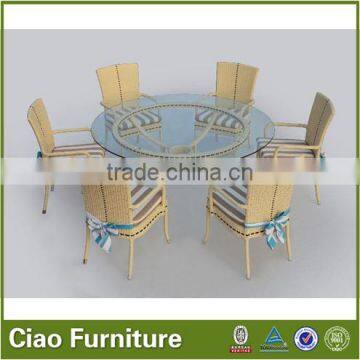 Commercial Wicker Table and Chair Hotel Table Set photo-3