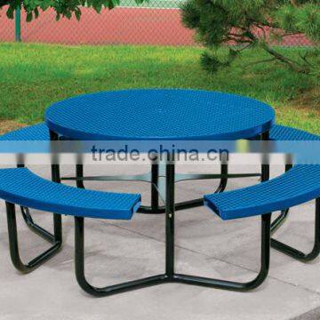 Attractive Garden Furniture Wrought Iron Dining Table With Chairs photo-2