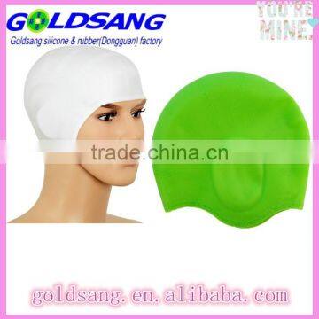 Silicone Swimming Swim Cap Hat & Ear Protective Prevent Water