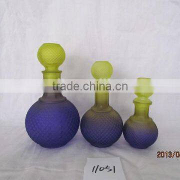 Two Color Crystal Cheap Glass Wine Decanter photo-3