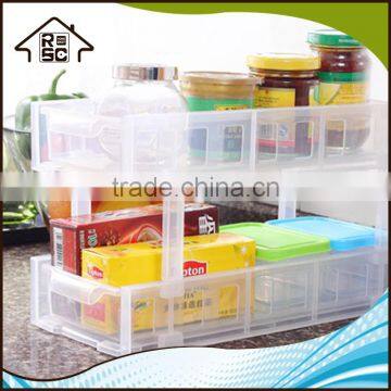 NBRSC Portable Cheap Storage Shelves Spice Rack Organizer Kitchen Plastic Storage Rack with Drawer for Sale