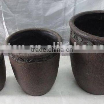 UV Resistance Garden Outdoor Fiberg Clay Planter Pot photo-2