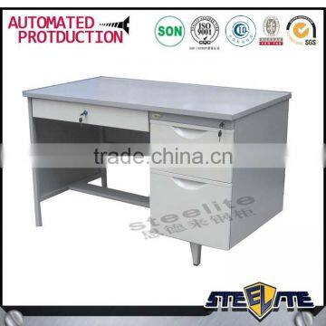 OA-3S Modern Steel Computer Desk With Wooden Desktop and Steel Drawers photo-2