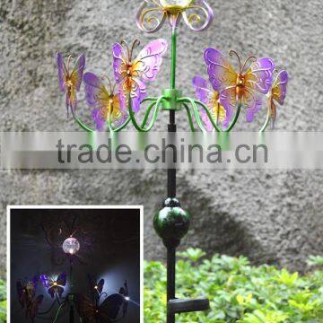 Free Sample Hot Sales Solar Garden Stake for Garden Decoartion Wind Spinner photo-4