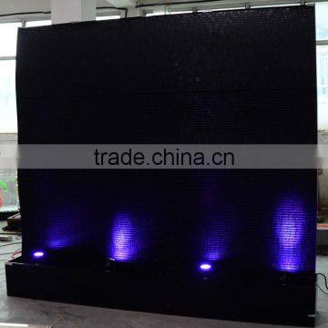 Hotel Hall Unique Black Wall of Water Decoration photo-3