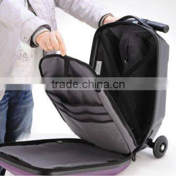 2014 New Design PC/EVA Trolley Luggage With 3 Wheels photo-5