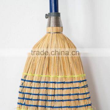 Brooms Factory in China, Garden Tool Long Wood Handle Broom Grass Brooms photo-2