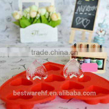 Novelty Heart shape silicone ice mold, ice cake molds