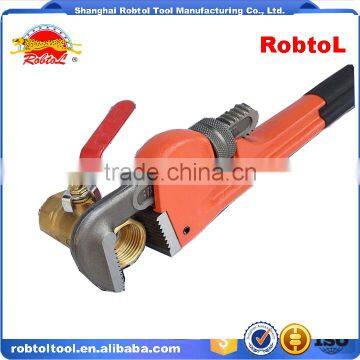 24 Inch Straight Heavy Duty American Type Style Pipe Wrench Monkey Adjustable Plumbing Spanner Clamp photo-6