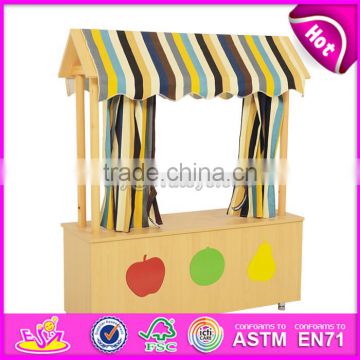 Customized grocery store toy wooden kids lemonade stand W08C210