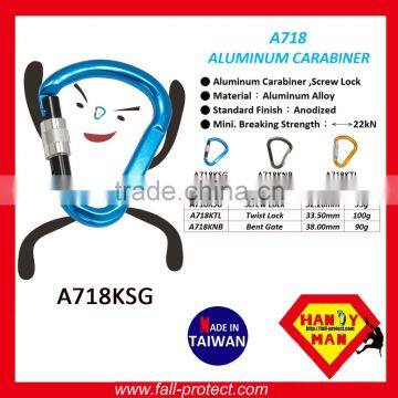 22KN Classic Screw Lock Mountaineer Carabiner Made Of Aluminum photo-5