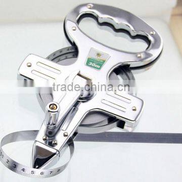 BERRYLION 30m/50m/100m Rewinding Long Steel Measuring Tape for Sale photo-2