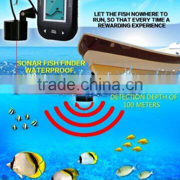 9m Smart Sonar Fish Finder Water Temperature Display & Shallow Water Alarm Fish Finder photo-3