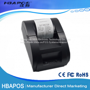 HBA-5890K Cheap Factory 58mm Portable Thermal Printer POS Thermal Receipt Printer With Driver photo-2