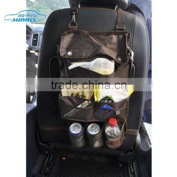 Polyester Car Seat Back Organizer , Car Hanging Bag for Travel