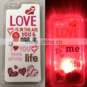 Led Flashing Phone Case , OOM Top Seller Oem Case For Iphone 6s Case