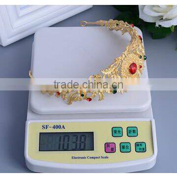 2017 High Quality Fashion Hair Accessories Headband Woman Retro Noble Queen Metal Crowns LH002-004 photo-2