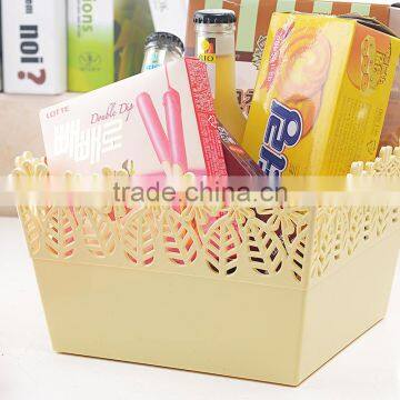 Plastic Empty Hollow Out Fruit Basket photo-6