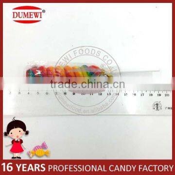 Fruit Flavor Handmade Twisty Colorful Lollipops