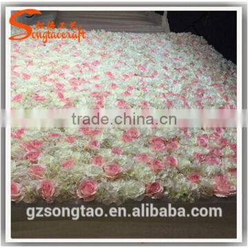 wedding decoration flower wall cloth flower artificial flower wall in sale