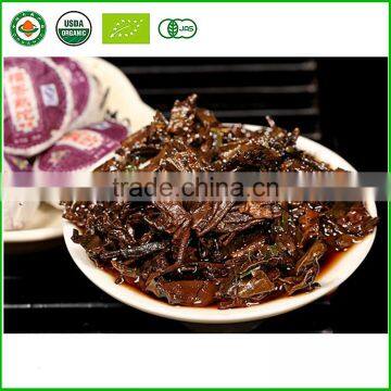 Chinese Cooked Pu-erh Tea Leaves Yunnan Puer Delicious Sweet Glutinous Rice Sweet Tuo Tea Crude Ripe Tea photo-4