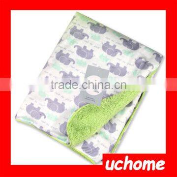 UCHOME Super Soft and Warm Infant Blankets Double Layer Plush Baby Blanket photo-4