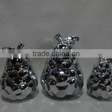 Plating Porcelain Apple Shape Decorations Holiday Decorations photo-2