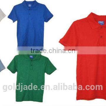 Colorfast cotton custom men's and women's polo T shirt