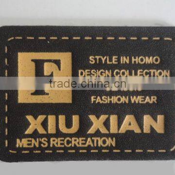 Garment leather patch