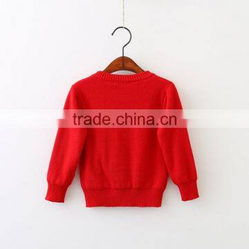 New Coming O Neck Kids Knitting Patterns Jacquard Christmas Sweater photo-3