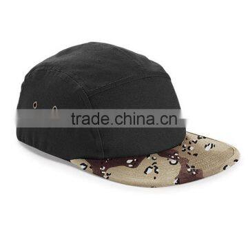 Cord Brim 5 Panel Cap, Woven Label 5 Panel Cap, Hip Hop Cap photo-3